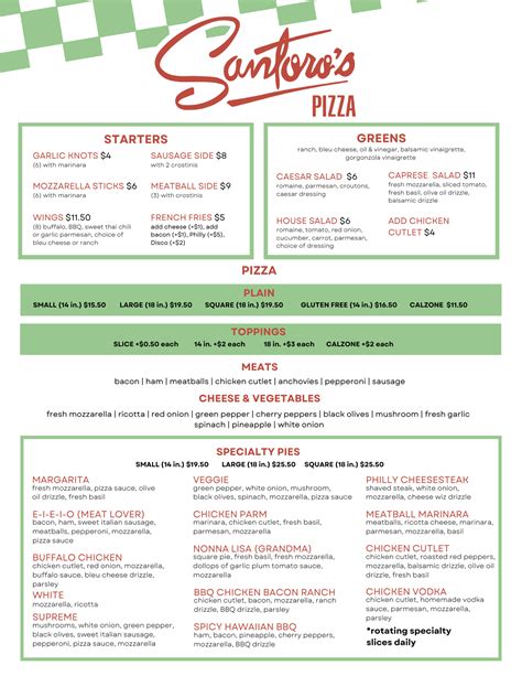 santoro restaurante|Our Menus 